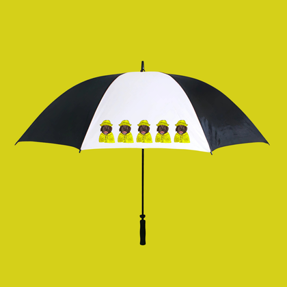 Nomnivore Dog Golf Umbrella – Quirky Gift for Dog Lovers