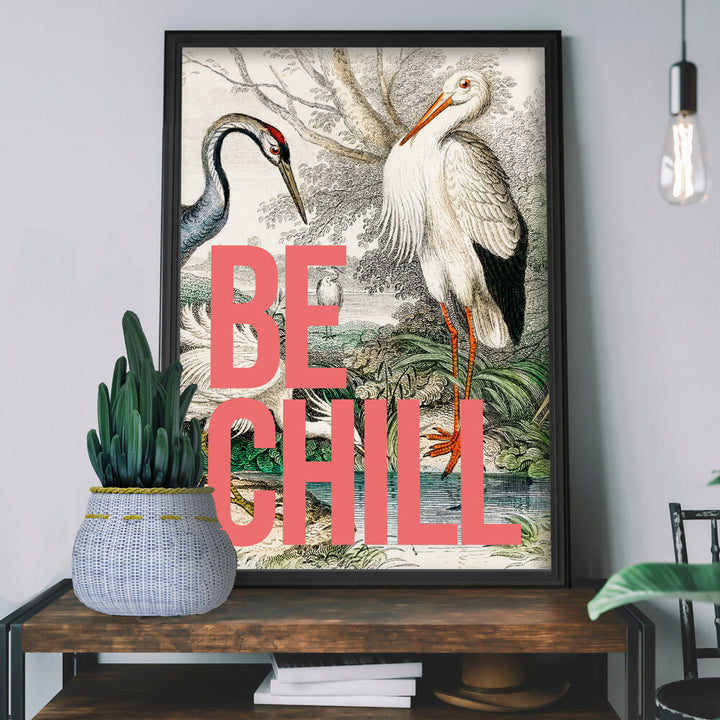 Be Chill Vintage Art Print Additional 1