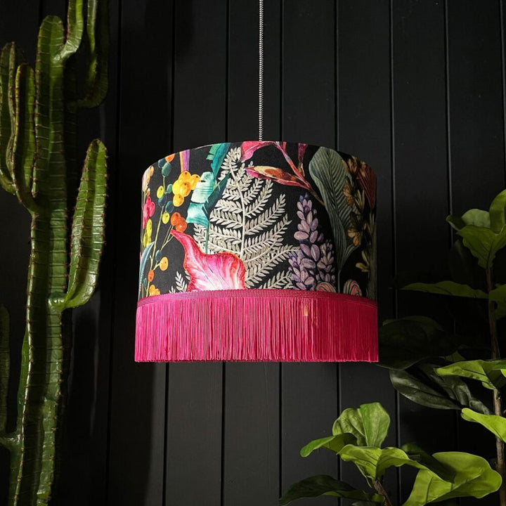 Acid Jungle Lampshade - Pink and Gold Additional 2