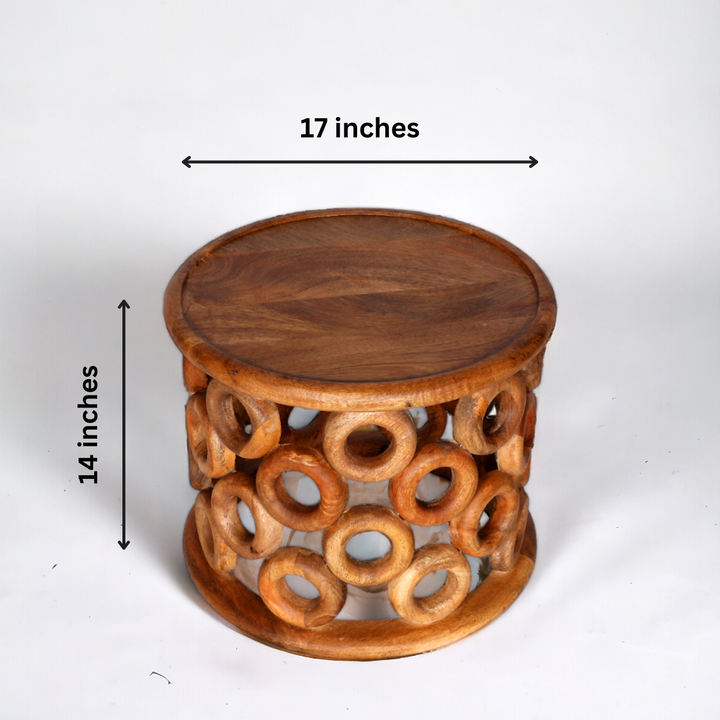 Donut Lord Wood Side Table Additional 4