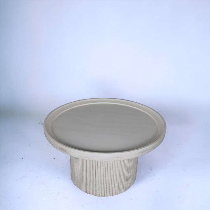 Paul Mango Wood Coffee Table - White Additional 3