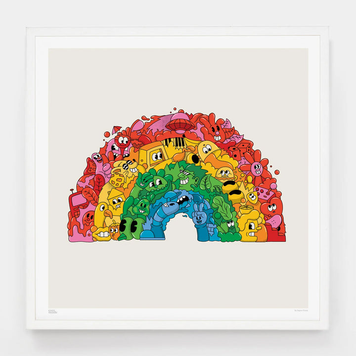 Super Rainbow Art Print Additional 1