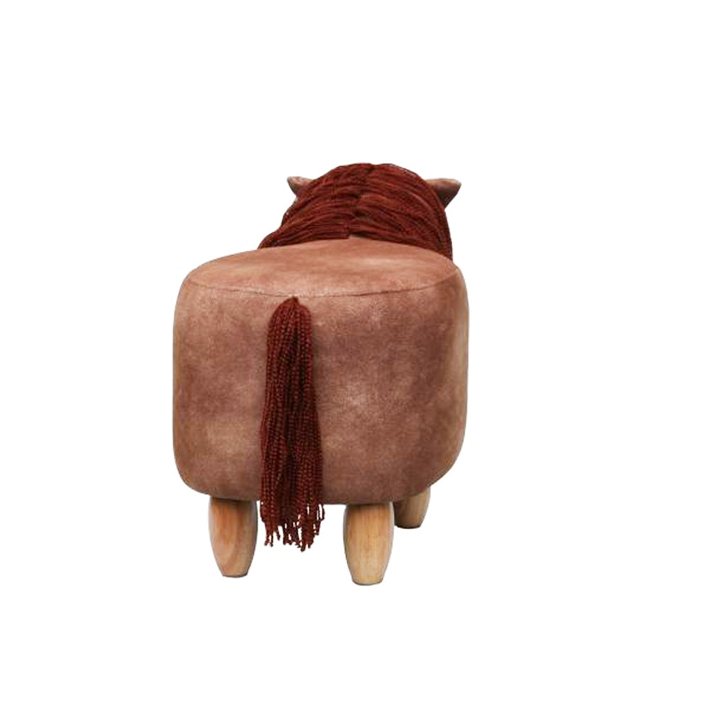 Hermione the Horse Footstool Red Candy