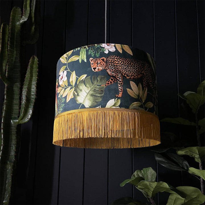 Jungalist Massive Lampshade - Green and Gold Additional 1