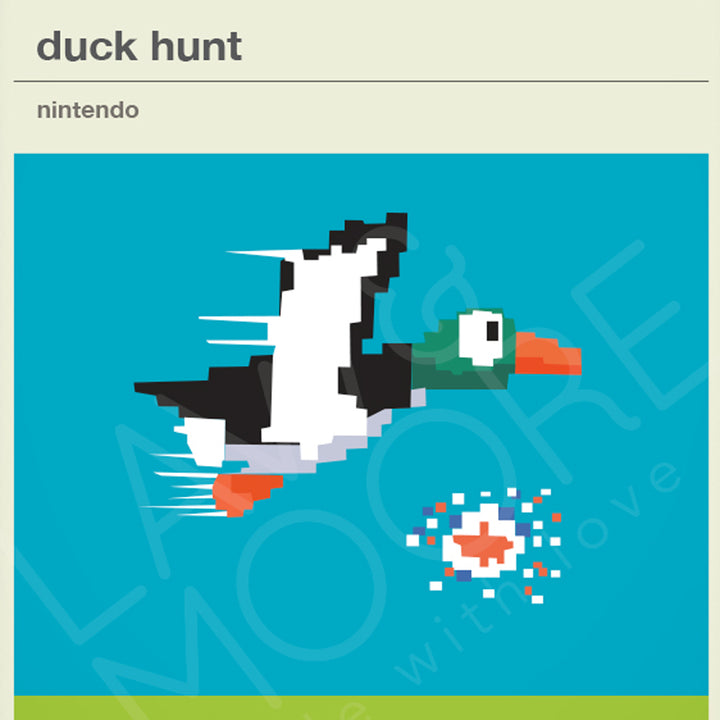 Duck Hunt Art Print Additional 2