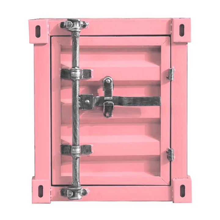 Retro Container Side Table - Pink Additional 1