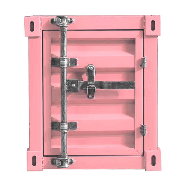 Retro Container Side Table - Pink