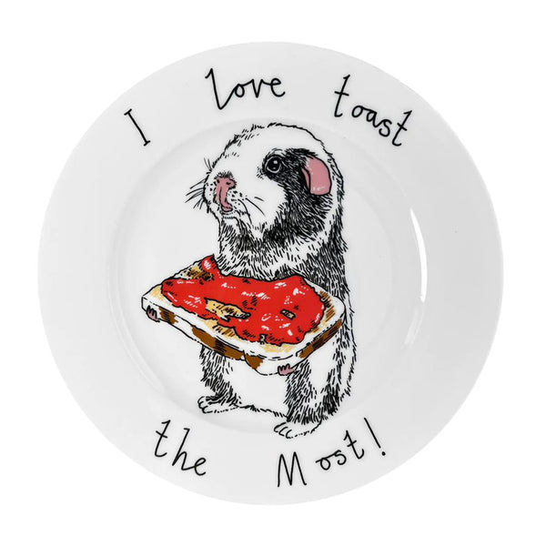 I Love Toast the Most! Side Plate