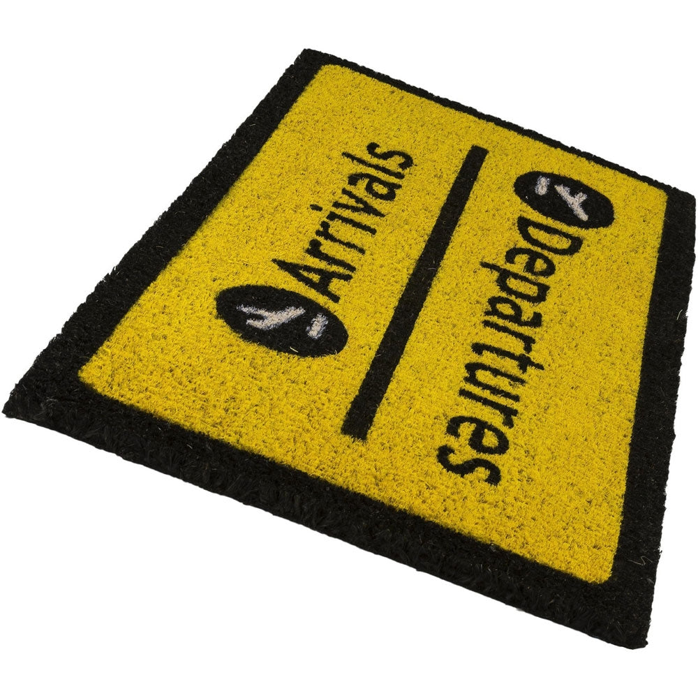 Mótif Rayure Fumée - Lichtblauwe wasbare deurmat met streep patroon 85 cm x 115 cm Mótif Rayure Fumée - Lichtblauwe wasbare deurmat met streep patroon 85 cm x 115 cm