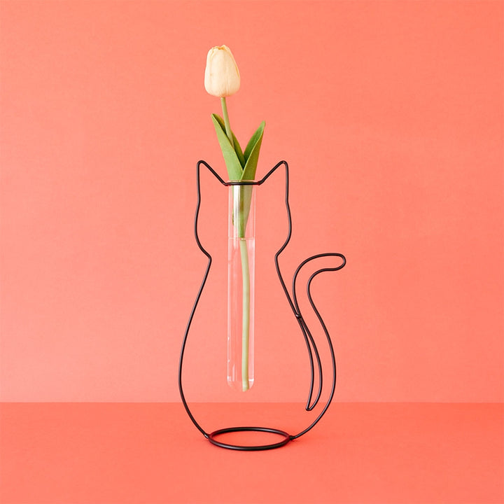 Cat Silhouette Vase Additional 3