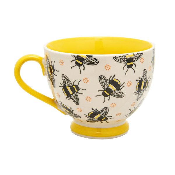 Busy Bees Stamped Mug