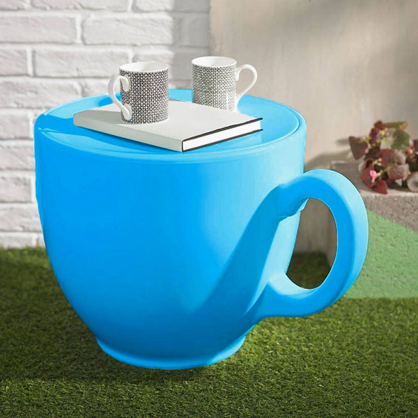 Tea Cup Stool - Light Blue