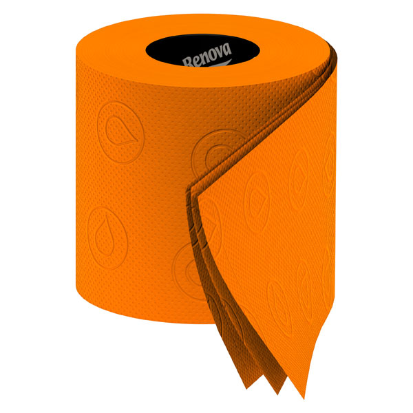 Renova Toilet Paper - Orange Tissue