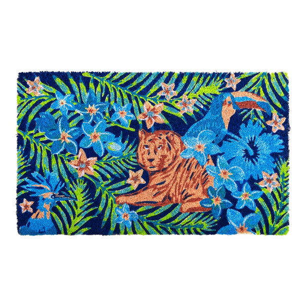 Tropical Tiger Doormat