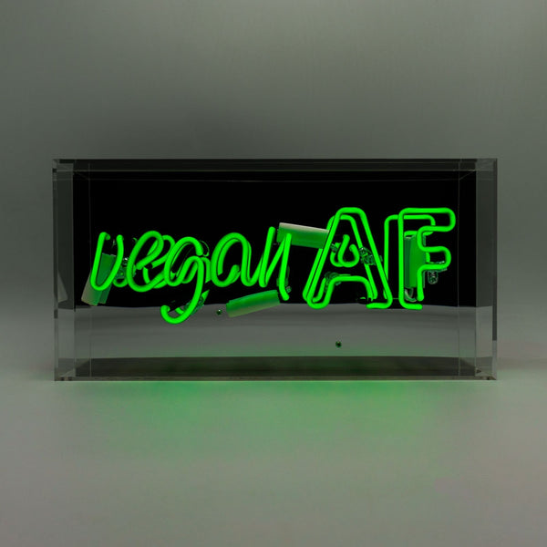 Vegan AF Neon Box