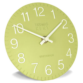 Thomas Kent Cotswold Fern Mantel Clock - 6 Inch