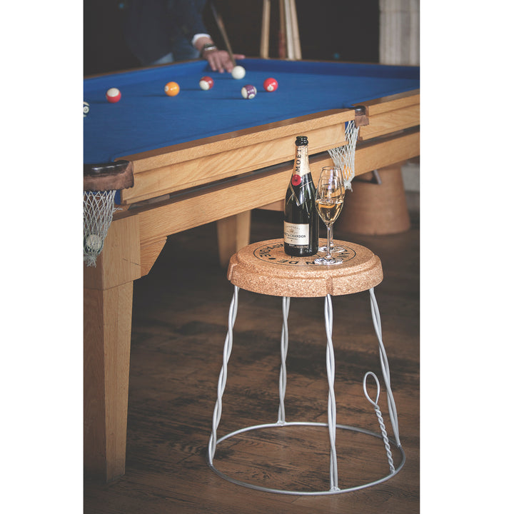 Giant Champagne Cork Wire Cage 'Muselet' Stool/Side Table Additional 2