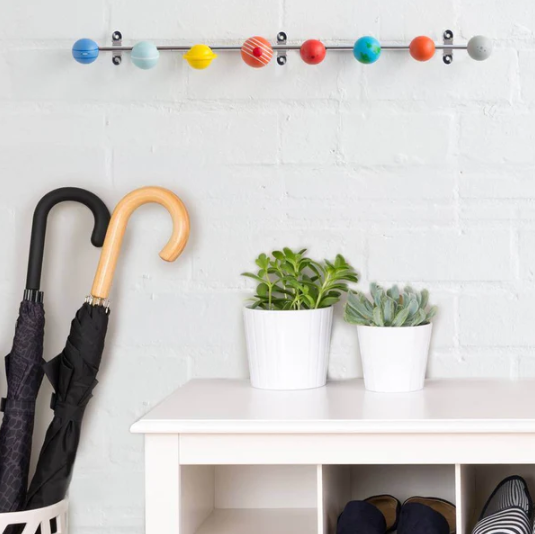 Solar System Coat Hook - Planetary Storage with Galactic Style Additional 4