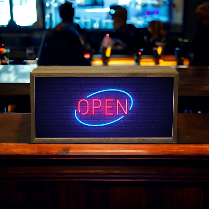 Light Box Open Neon Sign Additional 1