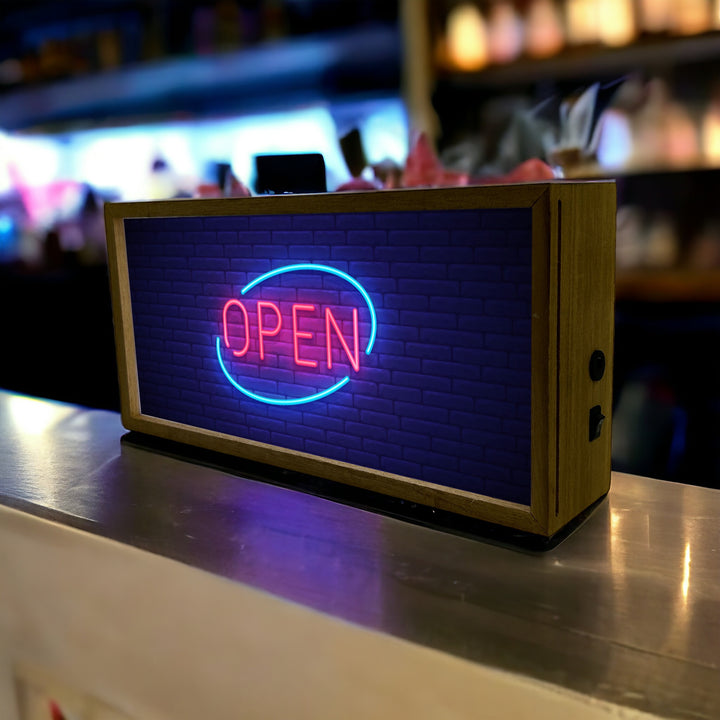 Light Box Open Neon Sign Additional 3