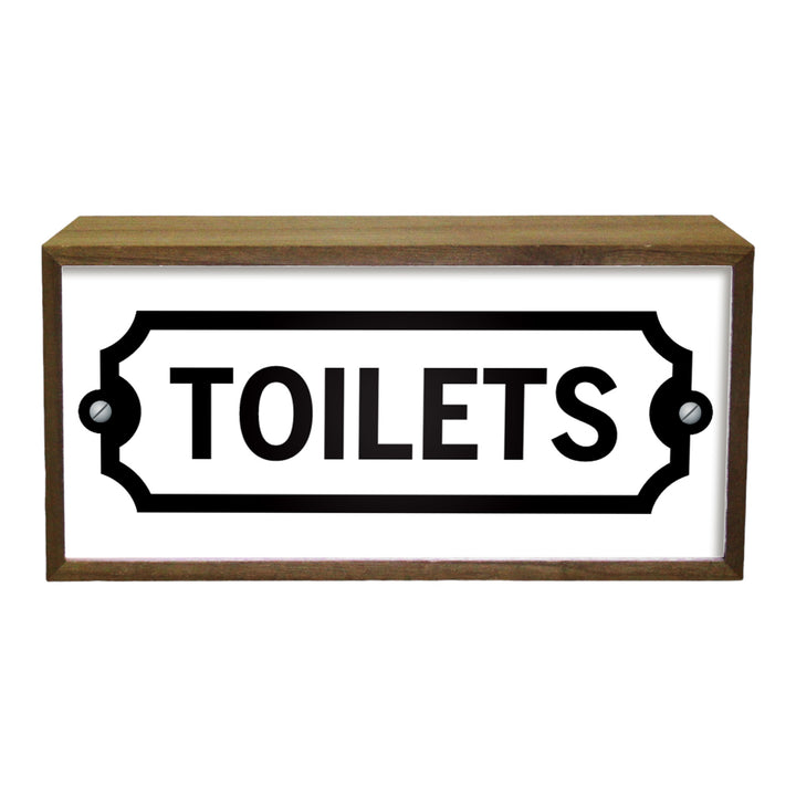 Light Box Toilets Sign Additional 3