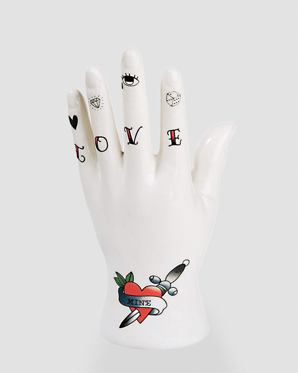 Tattoo Hand Jewellery Holder