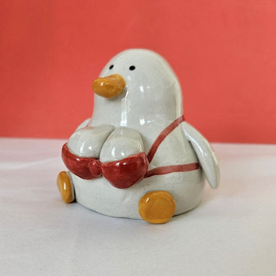 Lola With The Floaties – Handmade Duck Ornament