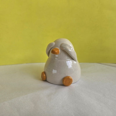 Handmade Shy Duck Ceramic Ornament – UK Made