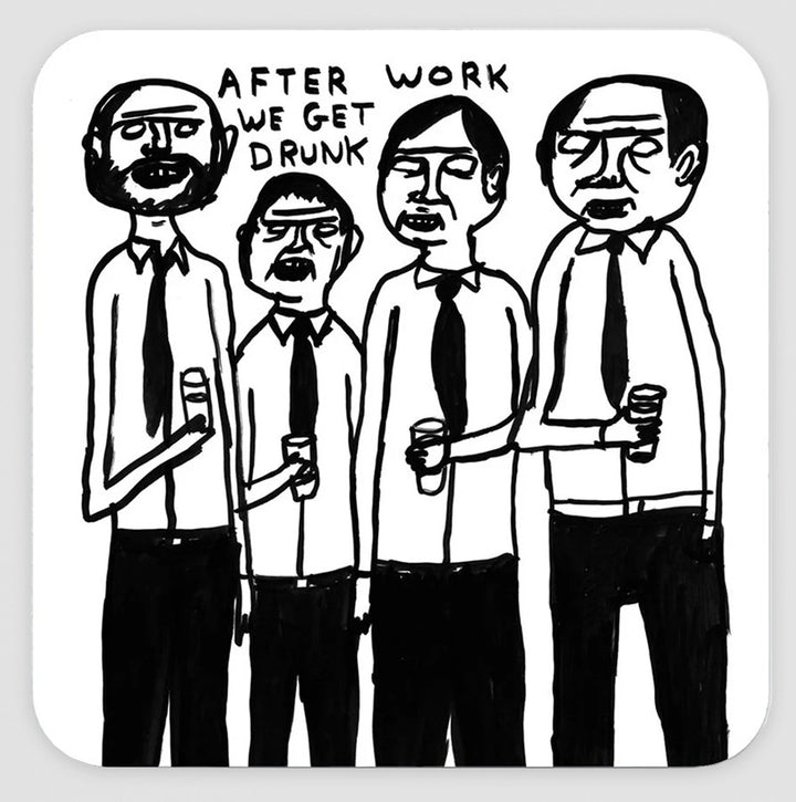 After Work We Get Drunk Coaster Additional 2