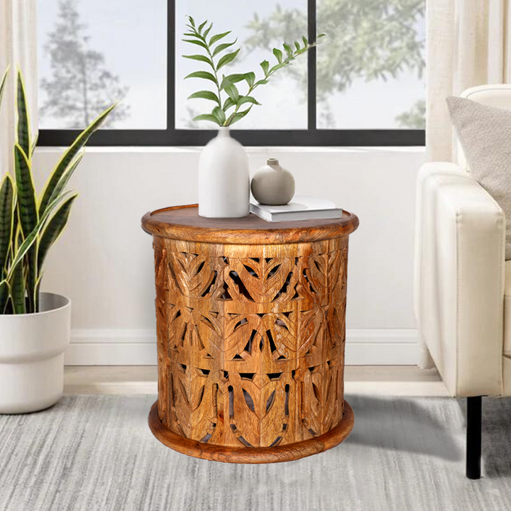 Perth Mango Wood Side Table Additional 1