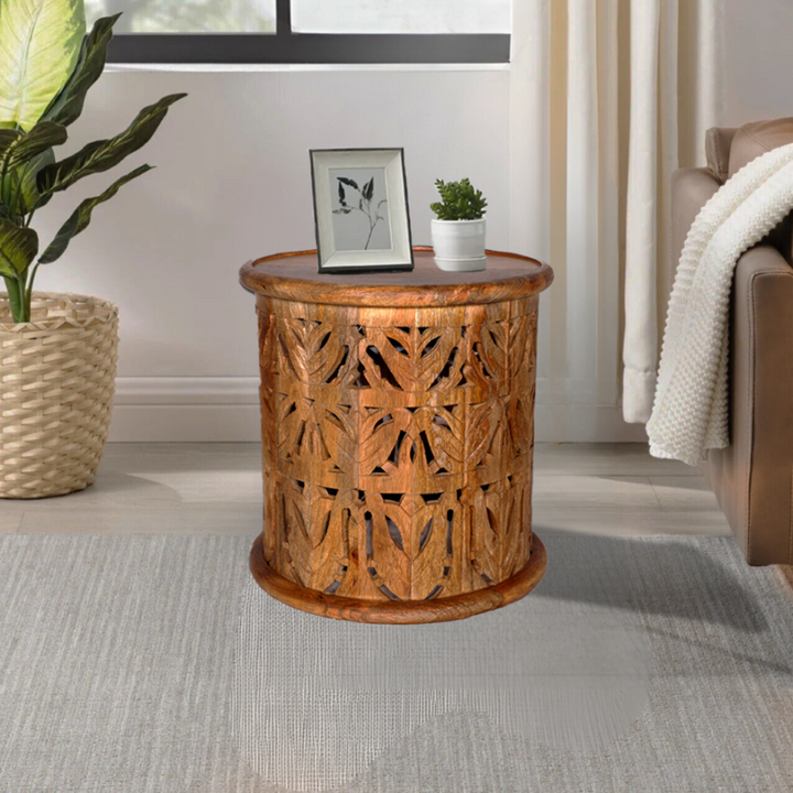 Perth Mango Wood Side Table Additional 2