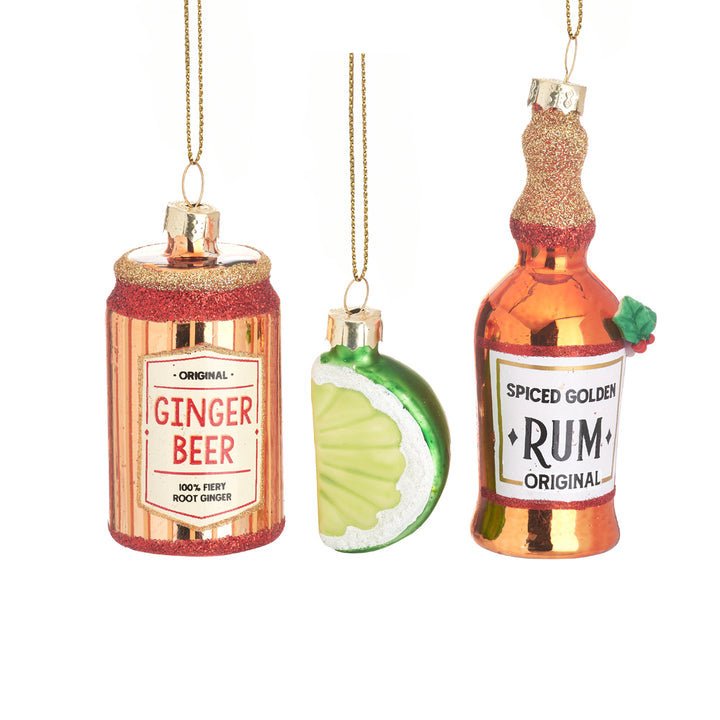 Rum and Ginger Beer Baubles - Set of 3 Additional 1