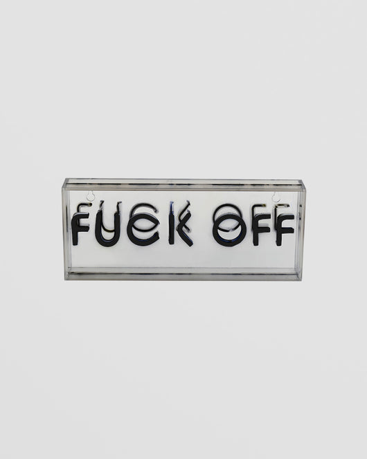 Pink Neon LED Lightbox - F* Off Sign – Red Candy