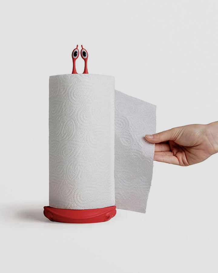 Crab Paper Towel Holder - Quirky Red Kitchen Roll Stand Additional 2