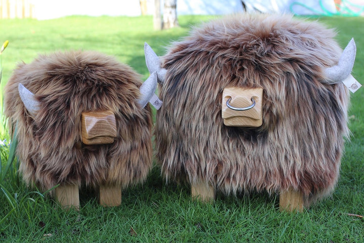 Butterscotch the Highland Calf Footstool Additional 4