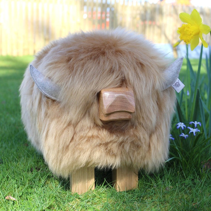Butterscotch the Highland Calf Footstool Additional 5