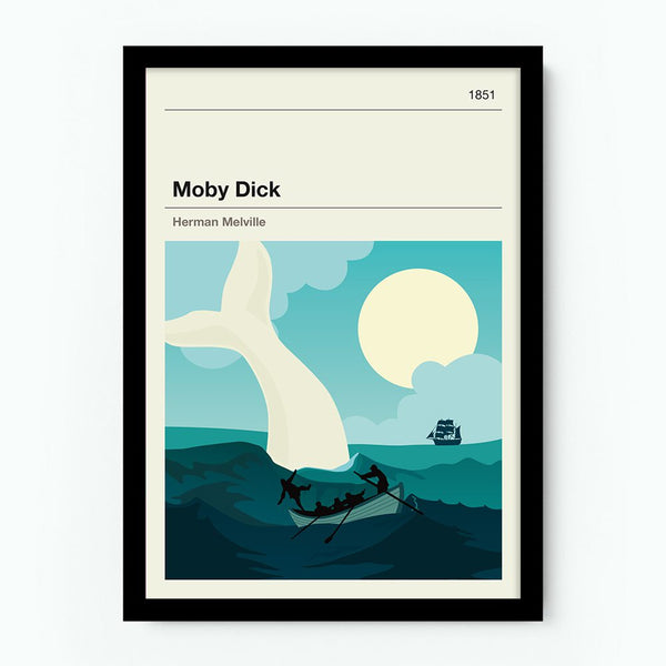 Moby Dick Art Print