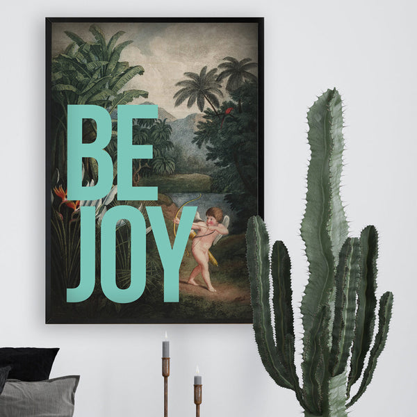 Be Joy Vintage Art Print