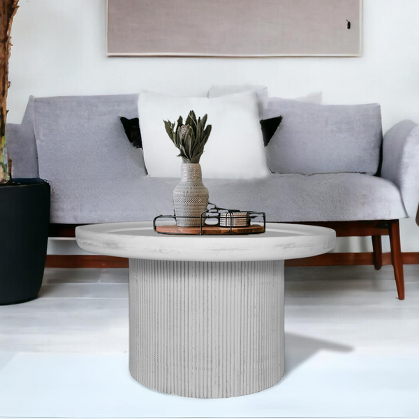 Paul Mango Wood Coffee Table - White