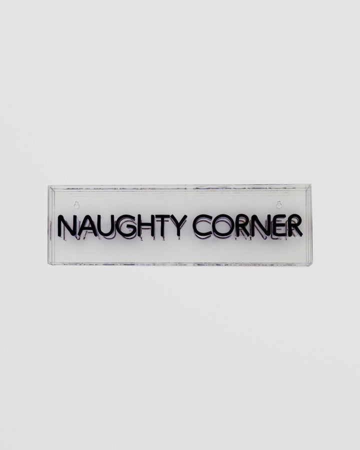 Naughty Corner LED Neon Lightbox Additional 1