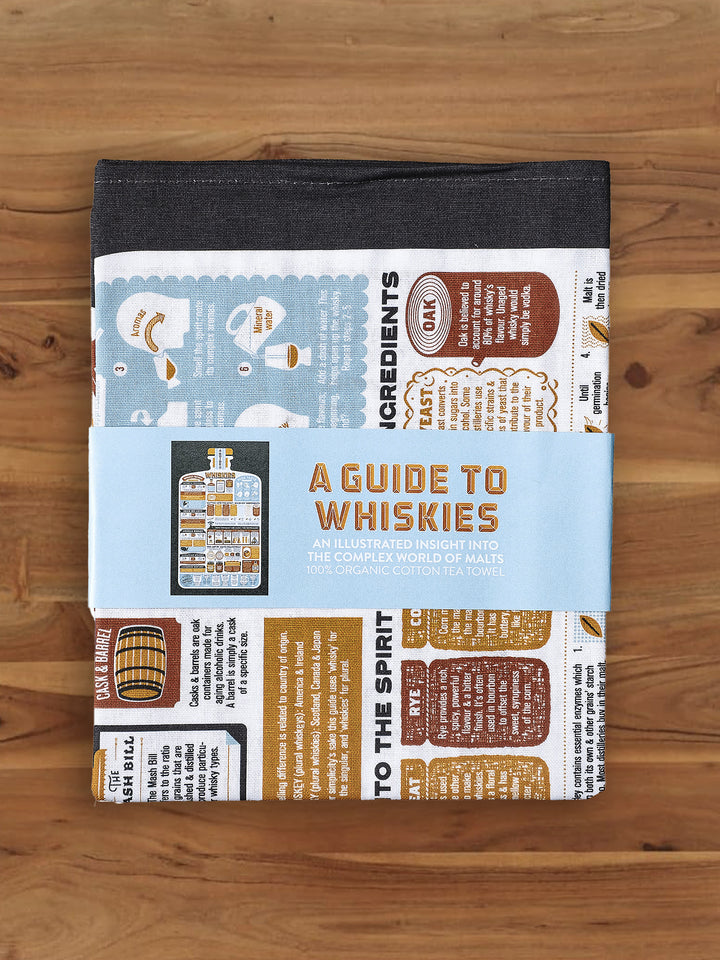 Whisky Tea Towel - A Guide to Scotch, Bourbon and Beyond Additional 4