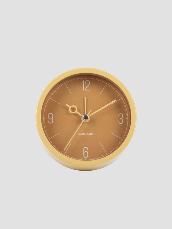 Alarm Clock Monocle - Ochre yellow