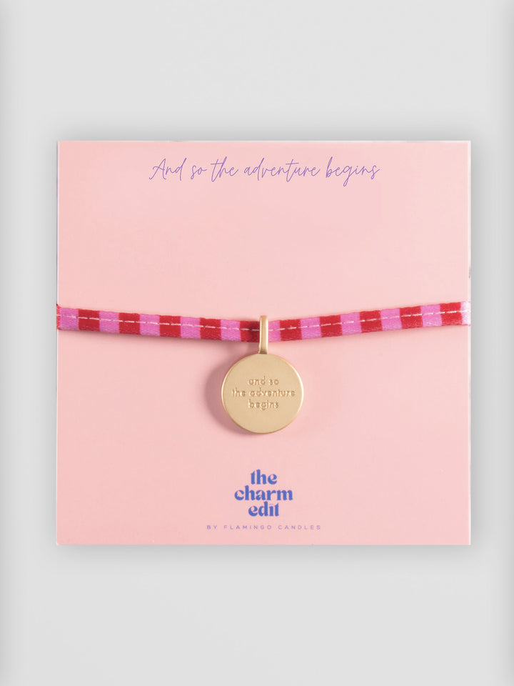 And So the Adventure Begins Charm Tie Bracelet Additional 1
