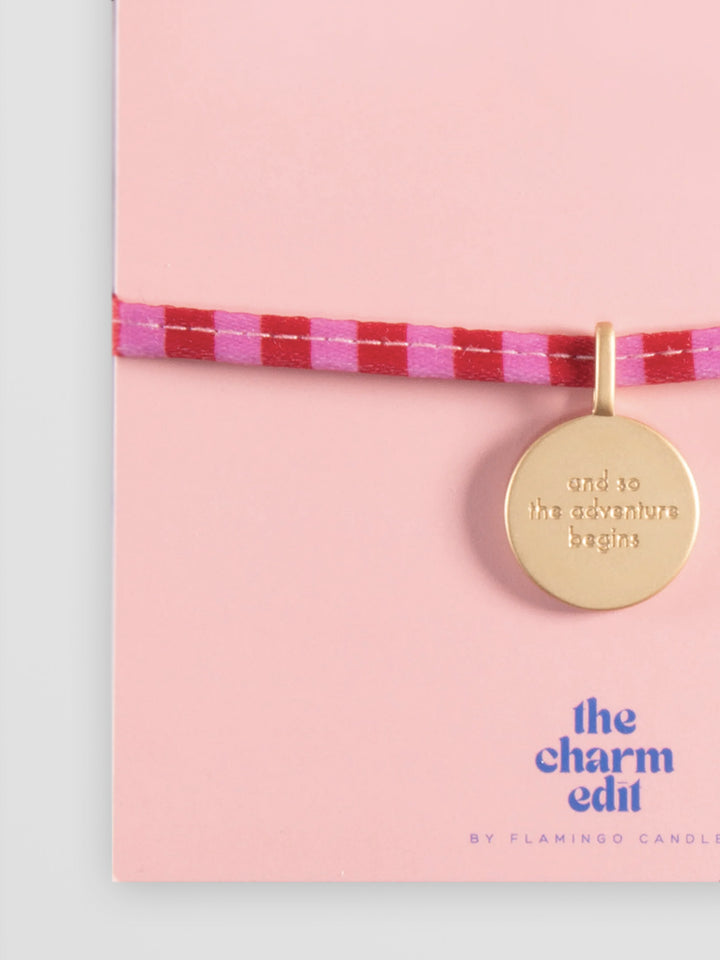 And So the Adventure Begins Charm Tie Bracelet Additional 2