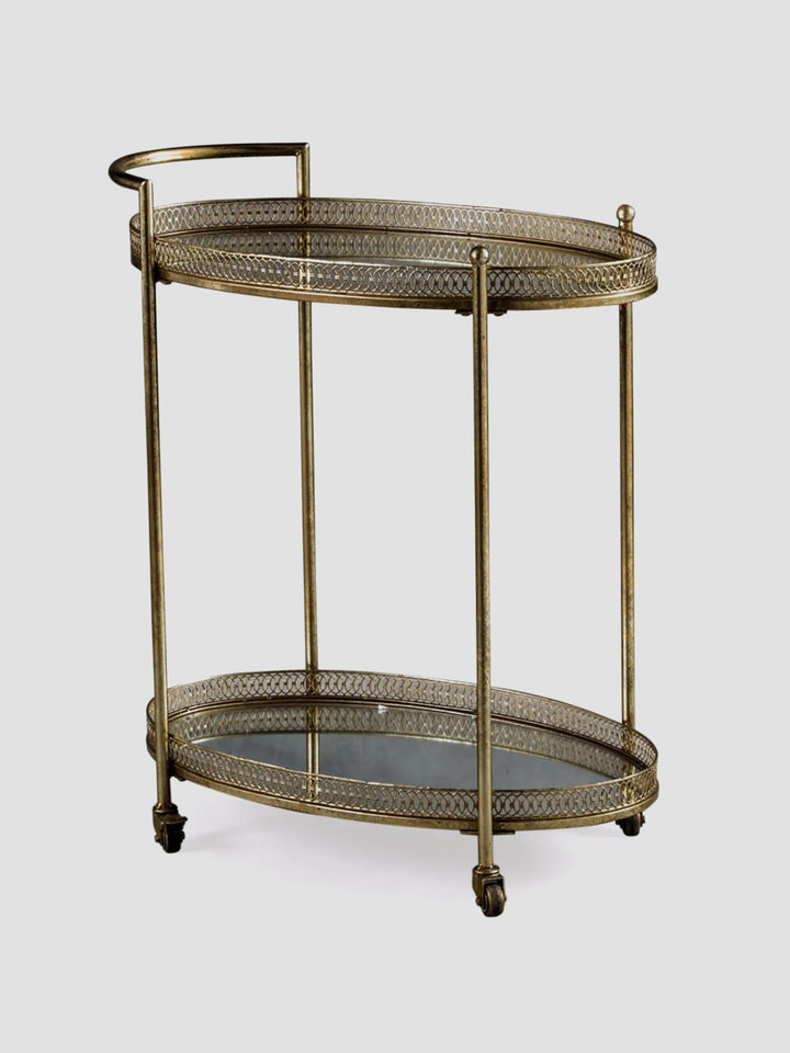 Antique Gold Metal Trolley Additional 1