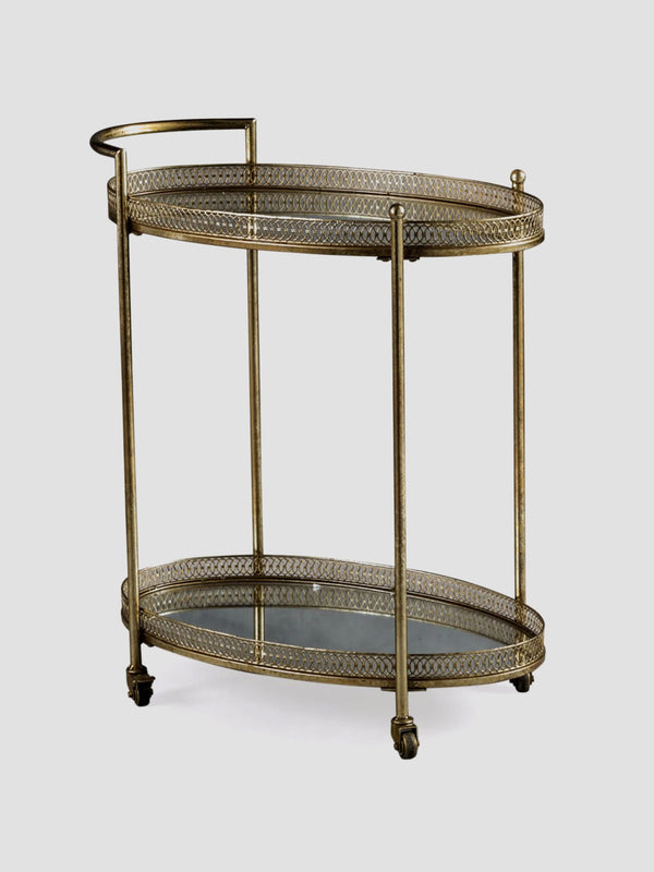Antique Gold Metal Trolley