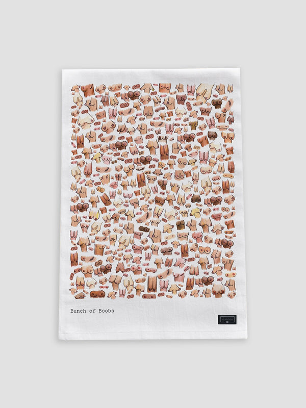 Boobs Tea Towel – 100% Cotton Kitchen Towel with Cheeky Print