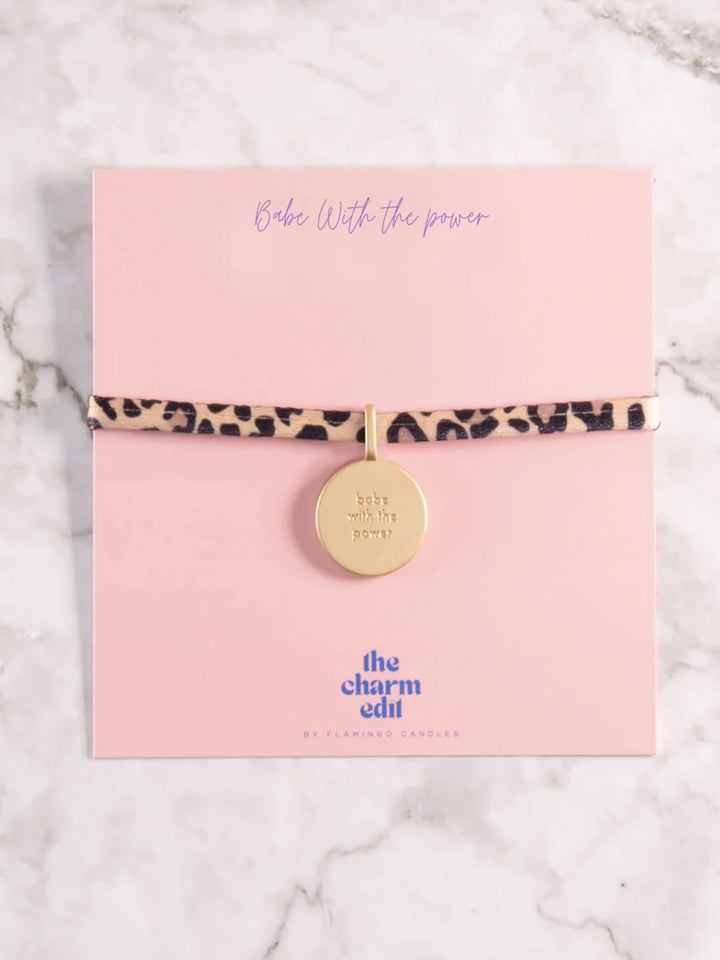 Babe With the Power Charm Tie Bracelet Additional 2