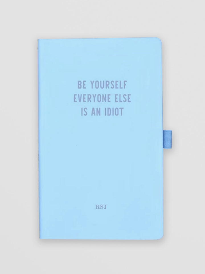 Personalised Notebook - Be Yourself Blue & Purple Hardback Additional 1