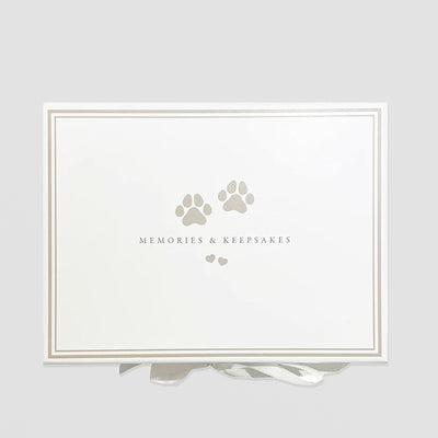 Pet Keepsake Memory Kit, Paw Print & Fur Bottle Gift Set
